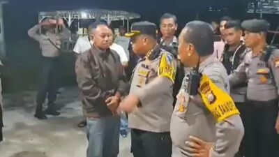 Polisi Jemput Paksa Ketua PPK Gane Timur Diduga Kabur dari Rapat Pleno Tingkat Kabupaten